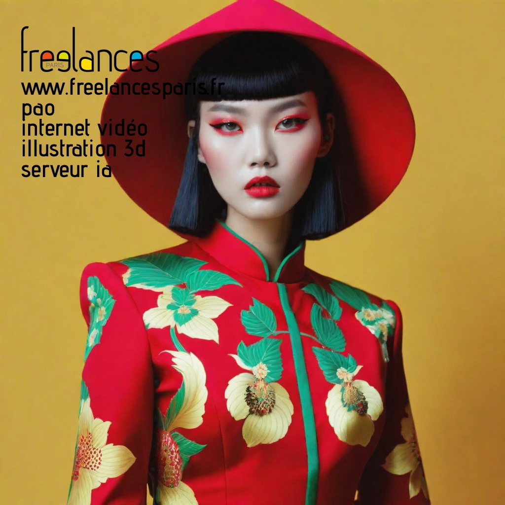 Pao mise en page internet vidéo illustration 3d serveur IA générative AI freelance paris studio de création magazines lhbg2l30